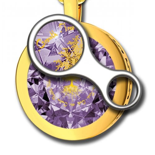 Tree Of Life Pendant By Nano Gold - Gold