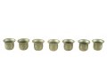 Two Tone Silver and Gold 7-Branch Menorah, Jerusalem Images  8.6 Height