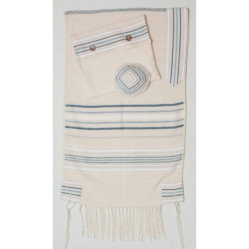Weaving Creation Hand Woven Tallit Chesed - Kindness