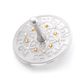 Dorit Judaica Decorative Dreidel with Nes Gadol and Swarovski Stones on a Stand