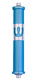 Agayof Cylinder Mezuzah Case with Curving Shin, in Light Colors - 4 Inches Height