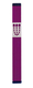 Agayof Mezuzah Case with Bubbly Dots Shin, Dark Colors - 6 Inches Height