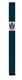 Agayof Mezuzah Case with Shin of Three Leaves, Dark Colors - 6 Inches Height