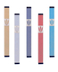 Agayof Mezuzah Case with Shin of Three Leaves, Light Colors - 7 Inches Height