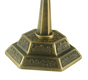Seven Branch Menorah with Jerusalem Images, Copper - Option 5.3