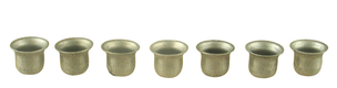 Seven Branch Menorah with Jerusalem Images, Bronze  Option 5.3