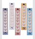 Agayof Mezuzah Case, Six Doves and Shin in Light Colors - 4 Inches Height