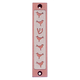 Agayof Mezuzah Case, Six Doves and Shin in Light Colors - 4 Inches Height