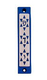 Agayof Mezuzah Case, Three Stars of David in Dark Colors  4 Inches Height