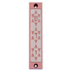 Agayof Mezuzah Case with Three Stars of David, in Light Colors - 4 Inches Height