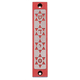 Agayof Mezuzah Case with Four Stars of David, in Dark Colors  4 Inches Height