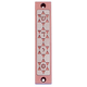 Agayof Mezuzah Case, Four Stars of David in Light Colors - 4 Inches Height
