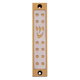 Agayof Mezuzah Case, Twelve Stars of David in Light Colors - 4 Inches Height