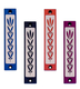 Agayof Mezuzah Case with Wheat Image in Dark Colors - 4 Inches