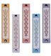 Agayof Mezuzah Case with Wheat Image in Light Colors - 4 Inches