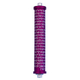 Agayof Cylinder Mezuzah Case with Shema Prayer, Dark Colors - 6 Inches Height