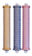 Agayof Cylinder Mezuzah Case with Shema Prayer, Light Colors - 5 Inches Height
