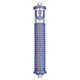 Agayof Cylinder Mezuzah Case with Shema Prayer and Shin, Light Colors - 4 Inches