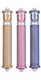 Agayof Cylinder Mezuzah Case with Shema Prayer and Shin, Light Colors - 4 Inches