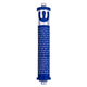 Agayof Cylinder Mezuzah, Shema and Curving Shin Dark Colors - 4 Inches Height