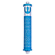 Agayof Cylinder Mezuzah, Shema and Curving Shin Dark Colors - 4 Inches Height