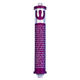 Agayof Cylinder Mezuzah, Shema and Curving Shin Dark Colors - 4 Inches Height