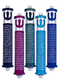 Agayof Cylinder Mezuzah Case with Shema Prayer and Shin, Dark Colors - 6 Inches Height