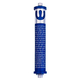 Agayof Cylinder Mezuzah Case with Shema Prayer and Shin, Dark Colors - 6 Inches Height
