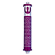 Agayof Cylinder Mezuzah Case with Shema Prayer and Shin, Dark Colors - 6 Inches Height