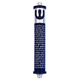 Agayof Cylinder Mezuzah Case with Shema Prayer and Shin, Dark Colors - 6 Inches Height