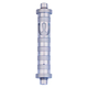 Agayof Cylinder Mezuzah Case with Bands, Light Colors - 4 Inches Height
