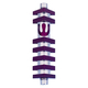 Agayof Cylinder Mezuzah Case with Triangles, Dark Colors - 4 Inches Height