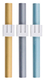 Agayof Cylinder Mezuzah Case with Square Shin, Light Colors - 5
