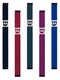 Agayof Pillar Mezuzah Case with Curving Shin, Dark Colors  7 Inches Height