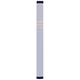 Agayof Pillar Mezuzah Case with Curving Shin, Light Colors  7 Inches Height