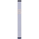 Agayof Pillar Mezuzah Case with Curving Shin, Light Colors - 6 Inches Height