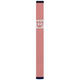 Agayof Pillar Mezuzah Case with Curving Shin, Light Colors - 6 Inches Height