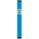 Agayof Pillar Mezuzah Case with Curving Shin, Dark Colors - 5 Inches Height