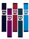 Agayof Pillar Mezuzah Case with Curving Shin in Dark Colors  4 Inches Height
