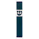 Agayof Pillar Mezuzah Case with Curving Shin in Dark Colors  4 Inches Height