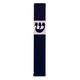 Agayof Pillar Mezuzah Case with Curving Shin in Dark Colors  4 Inches Height
