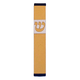 Agayof Pillar Mezuzah Case with Curving Shin, in Light Colors - 4 Inches Height