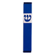 Agayof Pillar Mezuzah Case with Curving Shin, in Light Colors - 4 Inches Height