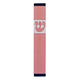 Agayof Pillar Mezuzah Case with Curving Shin, in Light Colors - 4 Inches Height