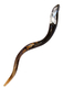 Collectors Hand Painted Yemenite Shofar - Peace of Jerusalem