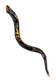 Collectors Hand Painted Yemenite Shofar - Menorah
