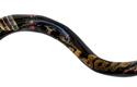Collectors Hand Painted Yemenite Shofar - Menorah