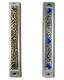 Art Nouveau Mezuzah Case with Stones 1 in stock