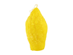 Decorative Handcrafted Etrog Shaped Havdalah Candle - Yellow