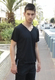 Tzitzit T-Shirt for Men with Kosher Tzitzis, Black - Short Sleeve Cotton Blend